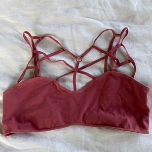 rust cage bralette
